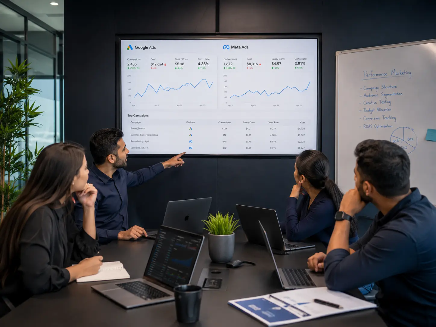Performance Marketing service by Pixelnorth Design Co.