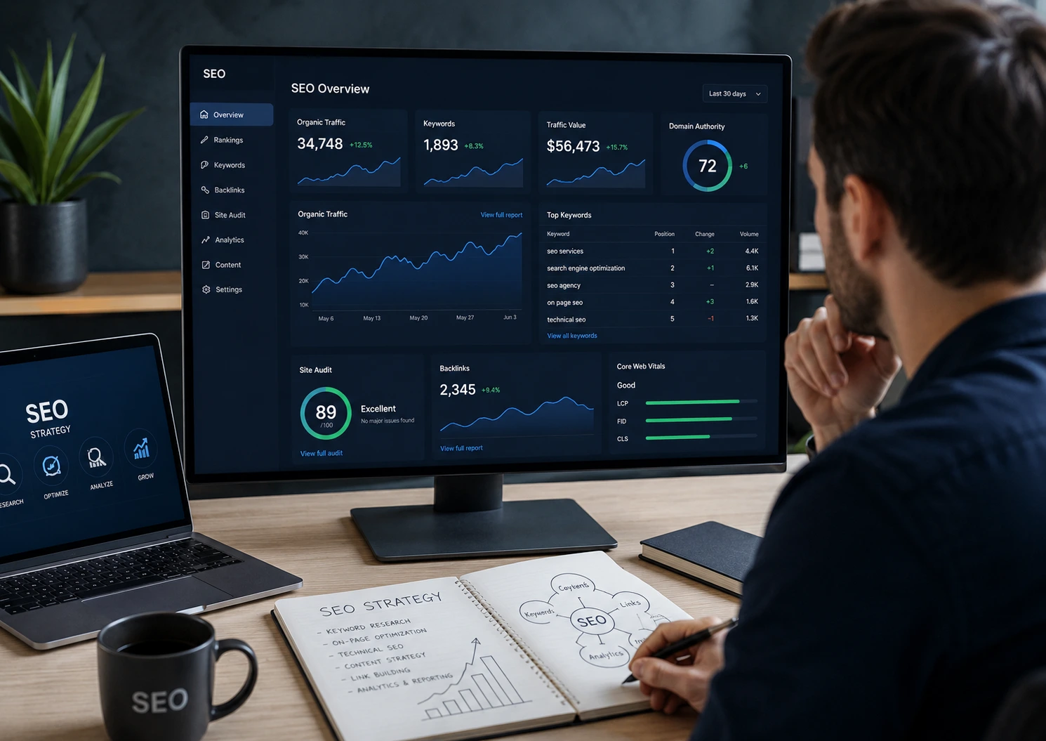 SEO Services service by Pixelnorth Design Co.