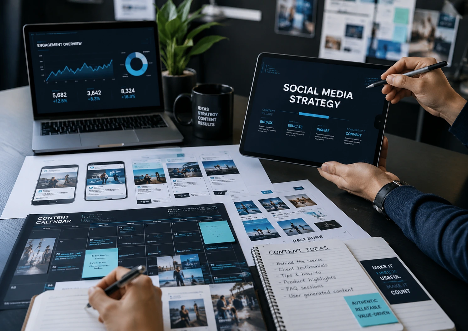 Social Media Marketing service by Pixelnorth Design Co.